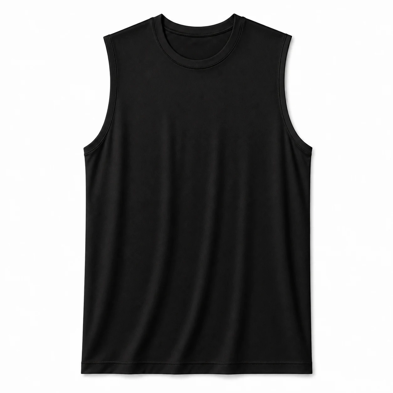 180G 成人背心 · 牛奶丝 · 黑色展示图