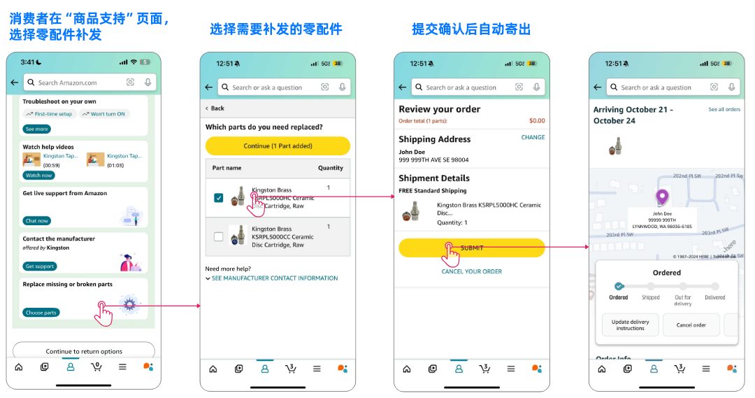 退货率高？亚马逊“零配件补发”功能上线，免费注册，避免71%退货！